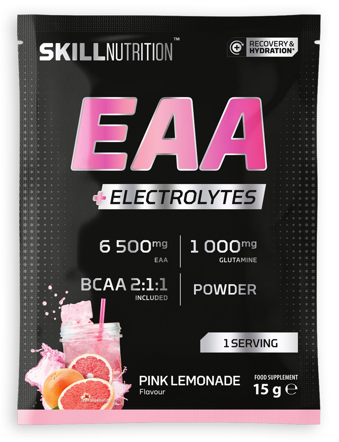 Skill Nutrition EAA + Electrolytes ingredienslista