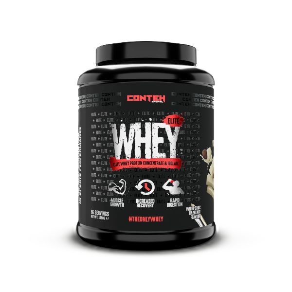 Conteh Sports Whey Elite pulver textur