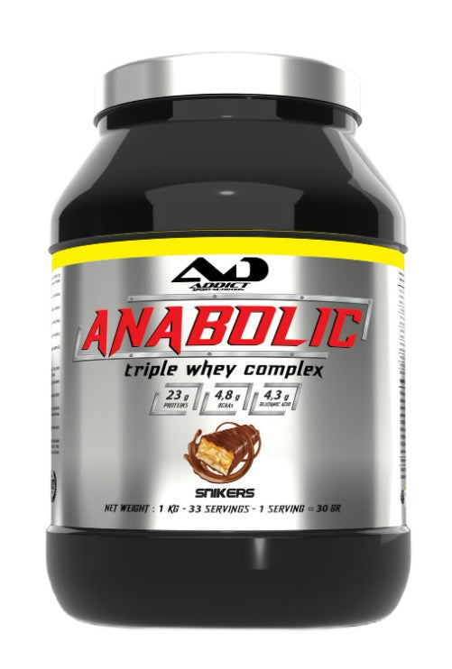Anabolic Triple Whey Complex Snickers näringsfakta