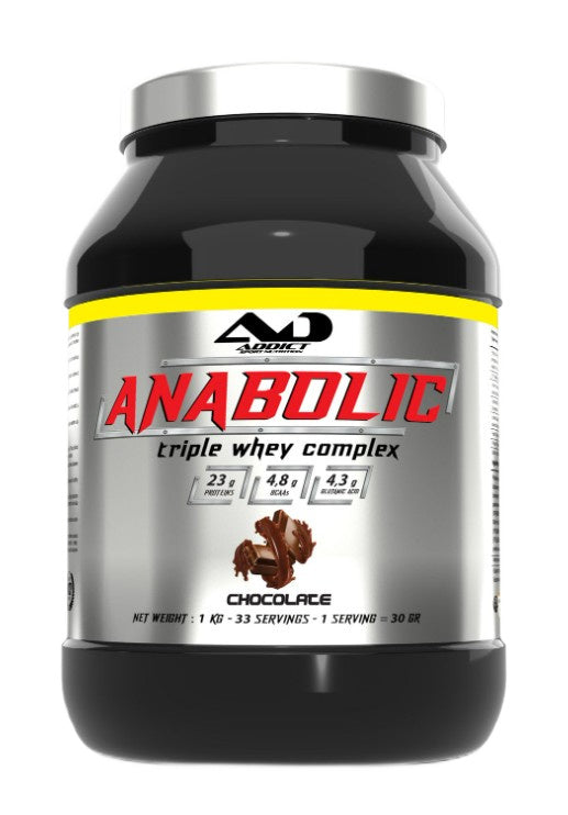 Anabolic Triple Whey Complex ingredienser etikett