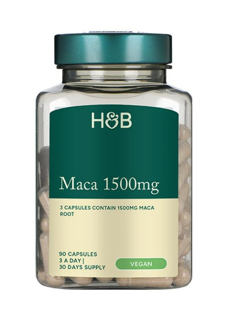 Holland & Barrett (H&B) - Maca, 1500mg - 90 Caps (Ean 5059604679704)
