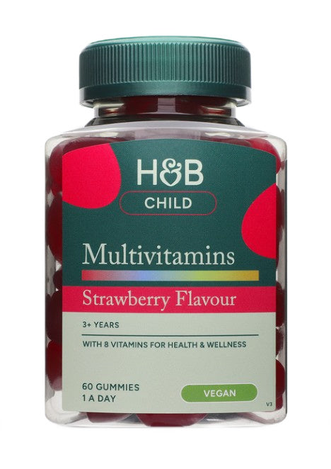 Holland & Barrett - Child Multivitamins Gummies, Strawberry - 60 Gummies