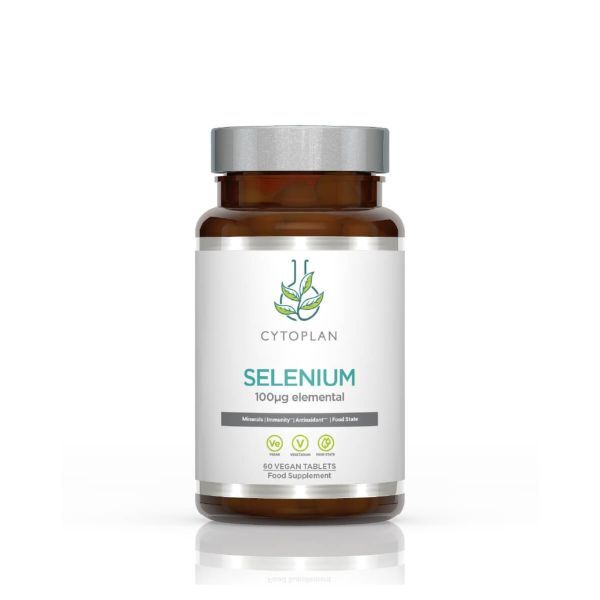 Selenium – 100 mcg baksida med näringsfakta