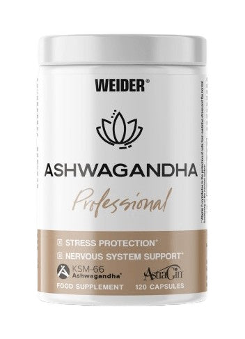 Weider Ashwagandha Professional baksida