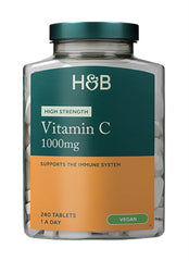 Holland & Barrett - Korkea vahvuus C-vitamiini, 1000mg - 240 tablettia