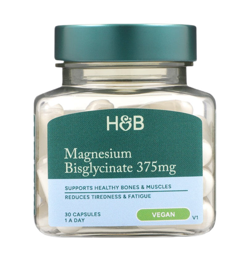 Holland & Barrett - Magnesium Bisglycinaatti - 375mg - 30 kapselia