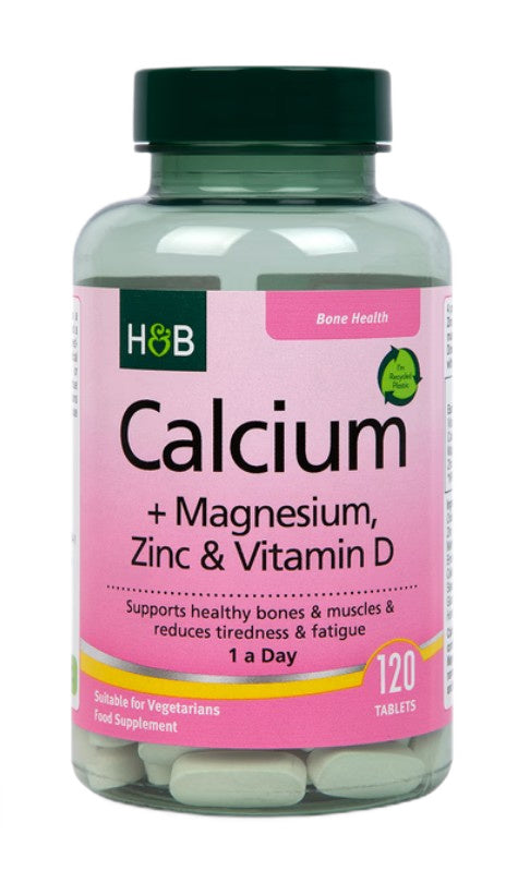 Holland & Barrett - Kalsium + Magnesium, Sinkki & D-vitamiini