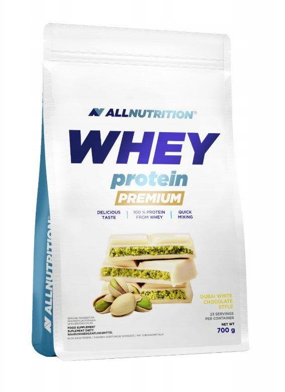 Allnutrition Premium Whey Protein ingredienser etikett