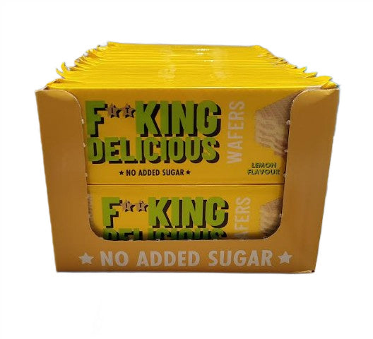 Fitking Delicious Wafers Citron näringsfakta baksida