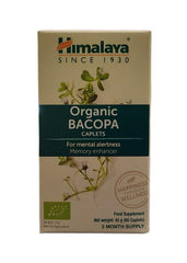 Himalaya - Herbals - Organic Bacopa Caplets - 60 Caplets (45g)