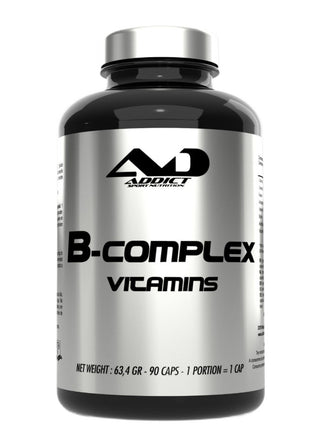 Addict Sport Nutrition B-Complex Vitamins 90 kapslar framsida