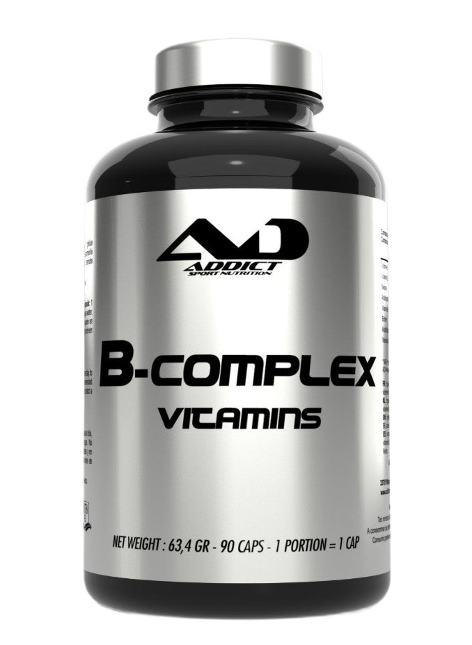 Addict Sport Nutrition B-Complex Vitamins 90 kapslar framsida