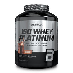 BioTechUSA Iso Whey Platinum baksida näringsfakta