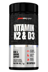 Vitamin K2 & D3 – 60 kapslar baksida näringsfakta