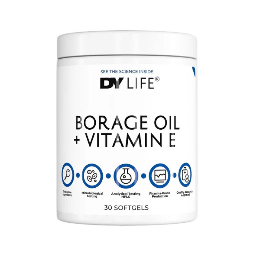 DY LIFE - Borage Oil + Vitamin E - 30 softgels