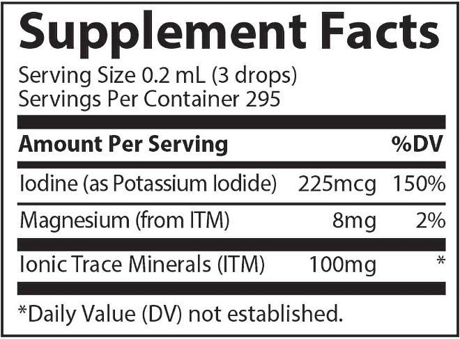 Trace Minerals - Ionic Iodine