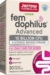 Jarrow Formulas - Fem-Dophilus Advanced - 30 Vcaps (LYHYT PÄIVÄMÄÄRÄ 2026-07-30)