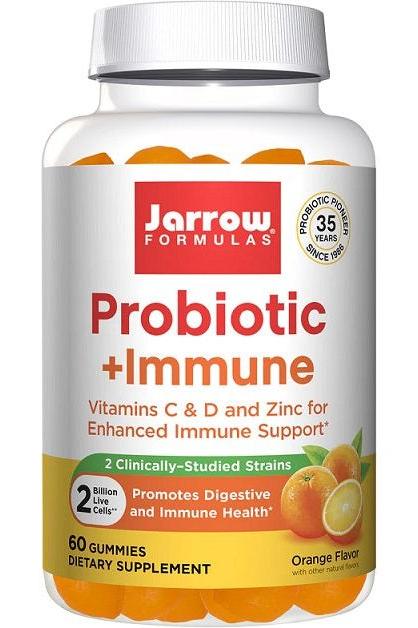 Jarrow Formulas - Probiotic + Immune, Orange - 60 gummies - Nutri.se