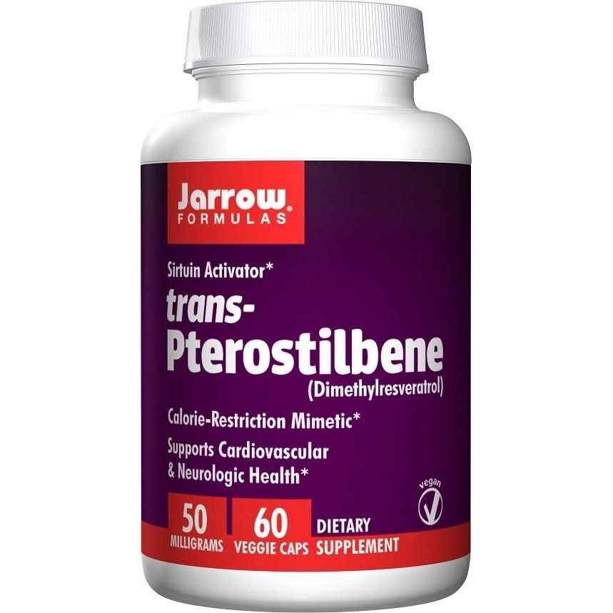 Jarrow Formulas - trans-Pterostilbene, 50mg - 60 vcaps