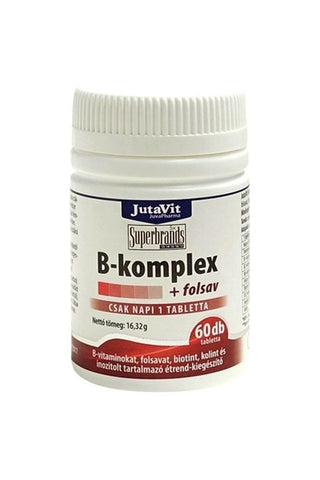 Complex Vitamin B + Folsyra 60 tabletter framsida