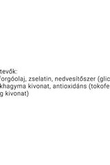 Ingredients list for JutaVit Garlic Extract capsule including garlic extract and gelatin.