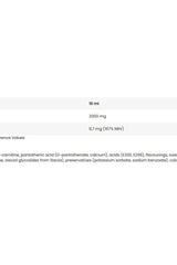 Product label for Kevin Levrone - Anabolic L-carnitine, showing ingredients and nutrition values.