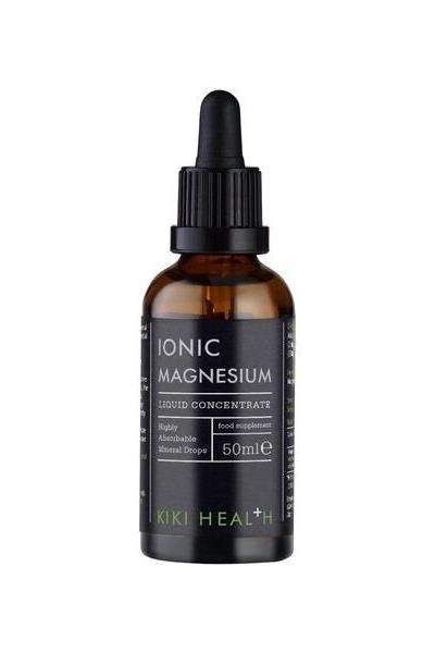 KIKI Health Liquid Magnesium drops in a 50ml bottle for optimal mineral balance and high bioavailability.