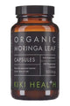 Organic Moringa Leaf 120 vegetariska kapslar framsida