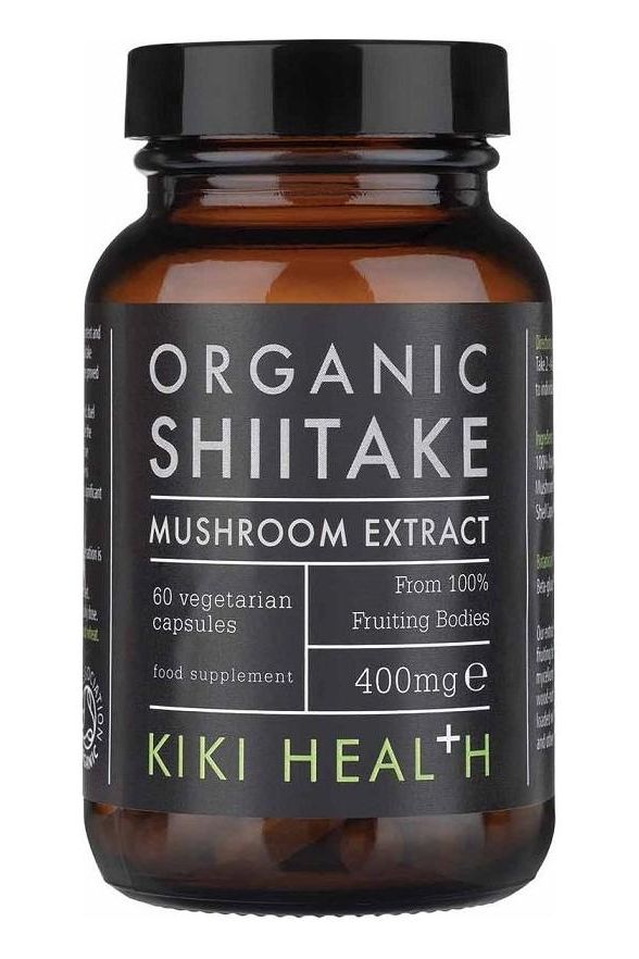 KIKI Health - Shiitake Extract Organic, 400mg - 60 vcaps - Nutri.se