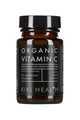 KIKI Health Organic Vitamin C supplement with Amla extract in a 50 vegetarian capsules bottle.