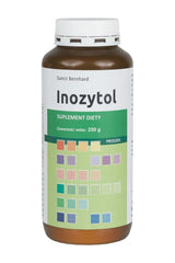 Kräuterhaus Sanct Bernhard Inositol Powder 250g bottle, dietary supplement for brain and liver health.