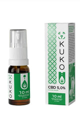 Kuko By Yango CBD Duck oil bottle and packaging for pets, 10 ml, natural health supplement.