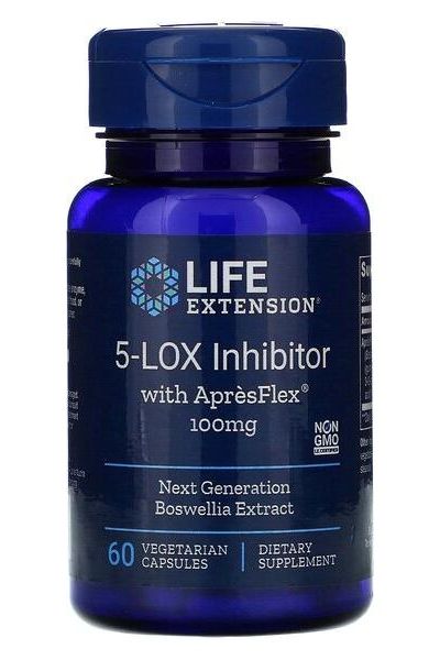 Life Extension - 5-LOX Inhibitor with ApresFlex, 100mg - 60 vcaps - Nutri.se