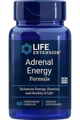 Life Extension Adrenal Energy Formula, 60 vegetarian capsules, supports energy and stress response.