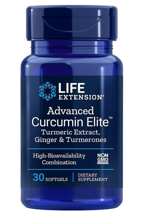 Life Extension - Advanced Curcumin Elite Turmeric Extract, Ginger & Turmerones - 30 softgels - Nutri.se