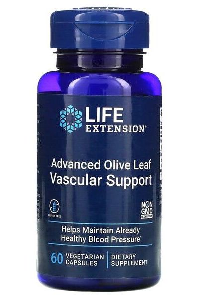Life Extension - Advanced Olive Leaf Vascular Support - 60 vcaps - Nutri.se
