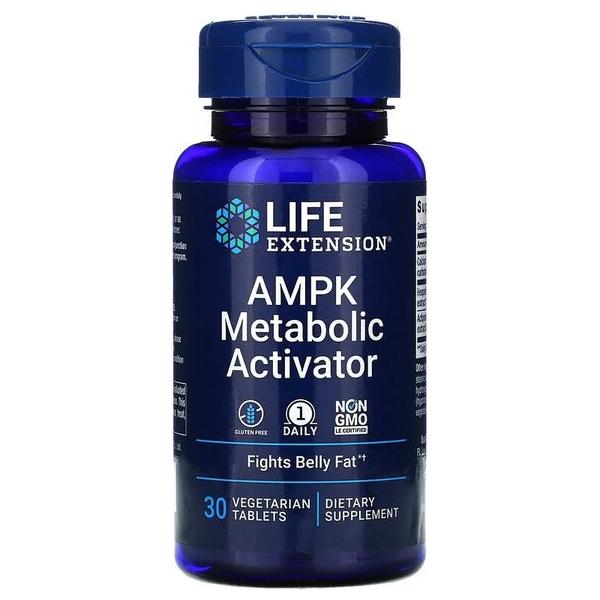 Life Extension - AMPK Metabolic Activator - 30 vegetarian tabs - Nutri.se