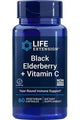 Svart Fläderbär + Vitamin C – 60 kapslar framsida