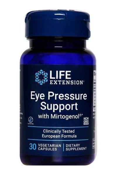 Life Extension - Eye Pressure Support with Mirtogenol - 30 vcaps - Nutri.se