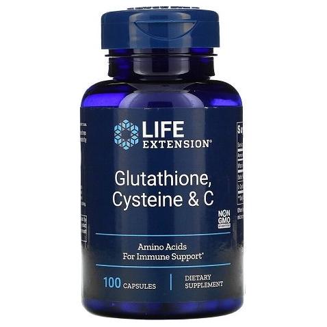 Life Extension - Glutathione, Cysteine & C - 100 caps - Nutri.se