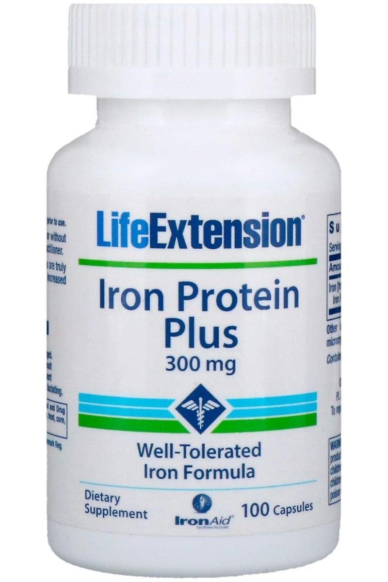 Life Extension - Iron Protein Plus, 300mg - 100 caps - Nutri.se