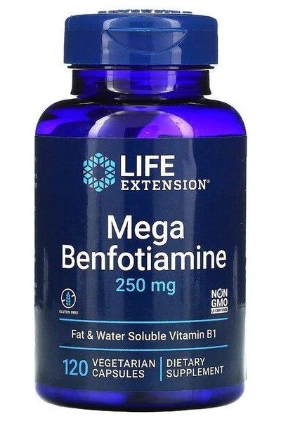 Life Extension - Mega Benfotiamine, 250mg - 120 vcaps - Nutri.se
