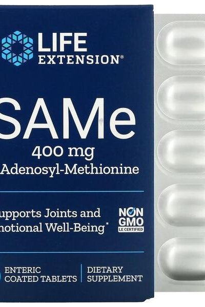 Life Extension - SAMe S-Adenosyl-Methionine - Nutri.se