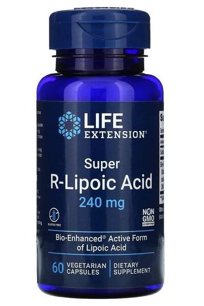 Life Extension - Super R-Lipoic Acid, 240mg - 60 vcaps - Nutri.se