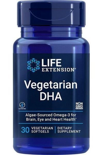 Life Extension - Vegetarian DHA - 30 vegetarian softgels - Nutri.se