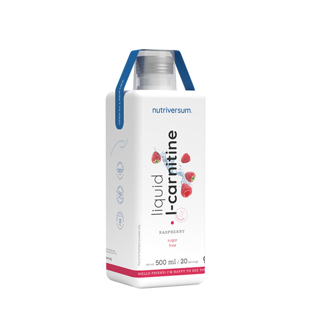 Nutriversum - Flow Nestemäinen l-Karnitiini - Vadelma, 500 ml
