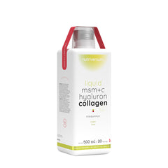Liquid MSM+C Hyaluronic Collagen Ananas framsida