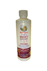 MaryRuth Organics 7-IN-1 Immunity Support Liposomal in Ginger Vanilla flavor, designed for enhanced nutrient absorption.
