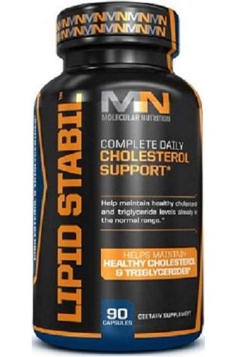 Molecular Nutrition Lipid Stabil 90 caps for cholesterol support and cardiovascular health.