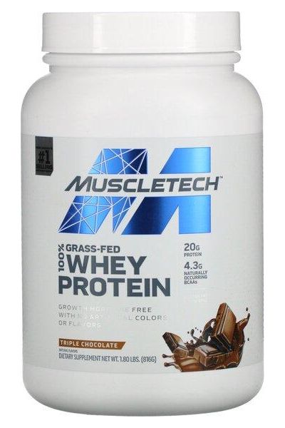 Muscletech - Grass-Fed 100% Whey Protein - Nutri.se
